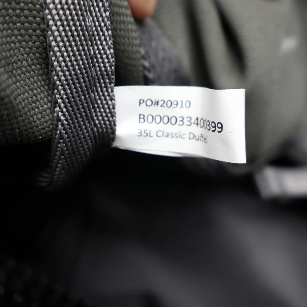 Carhartt Bag Unisex 35L‎ Black Classic Duffel Canvas Heavy Duty Work Travel LOGO